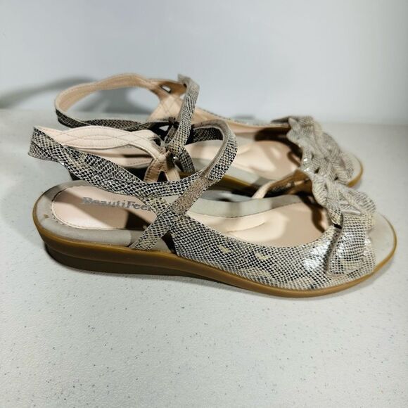 Beautifeel Kali Stone Nude Rejius Print Suede Size 38 - Picture 2 of 8